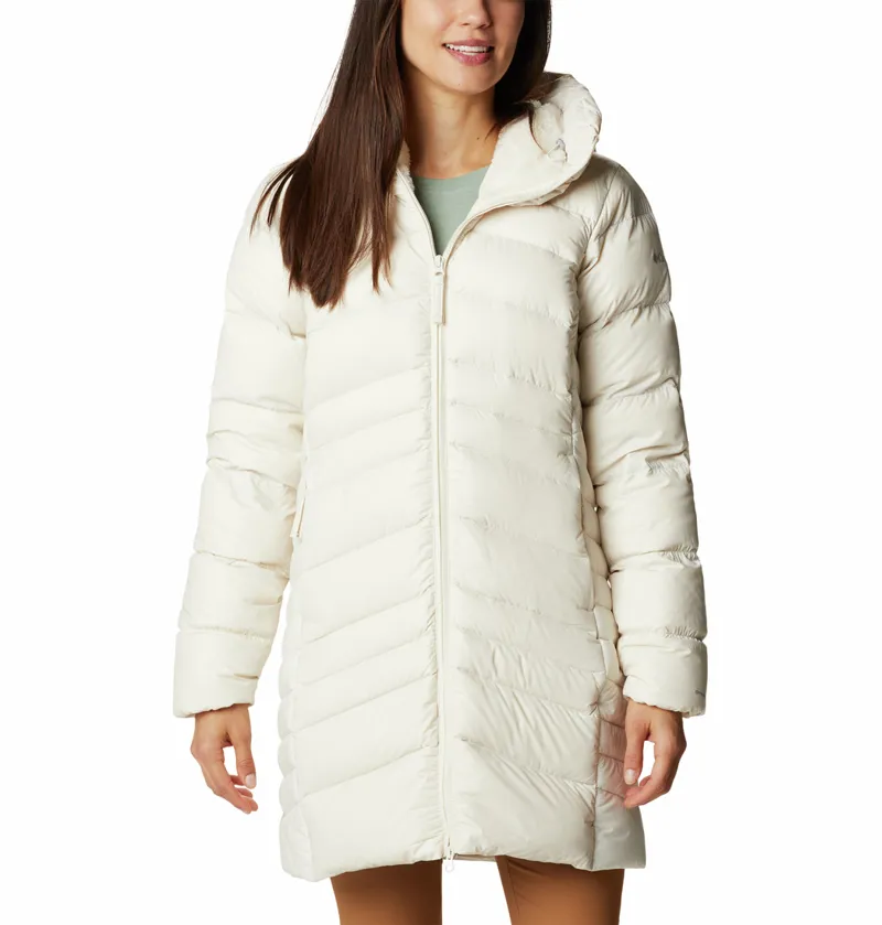 Columbia Women's Autumn Park Down Mid Jacket in Chalk-2